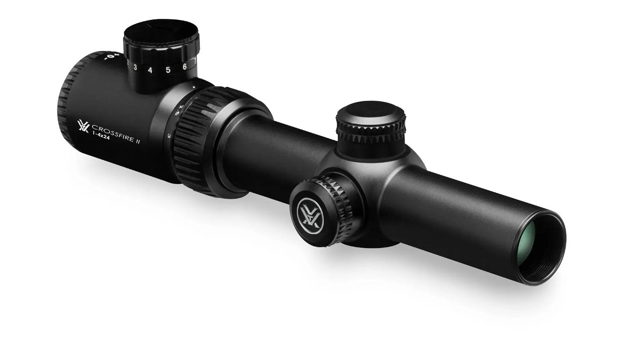 Vortex Crossfire II 1-4X24, V-Brite (MOA) Reticle, 30mm Tube, CF2