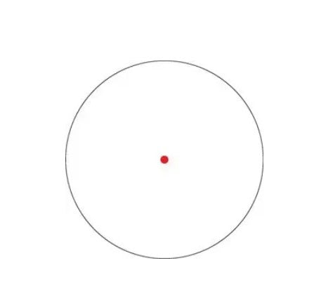 Vortex Crossfire Red Dot, 2 MOA Dot Reticle, CF-RD2