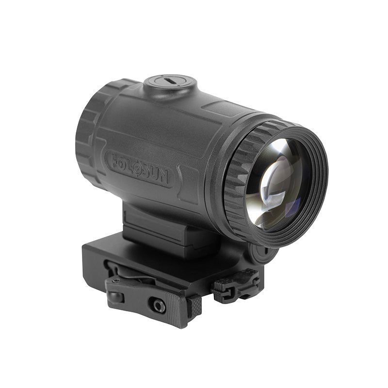 Holosun Compact Magnifier, 3X Power, QD Mount, 1/3 Riser, Switch To Side, Aluminum Housing - HM3X-MICRO