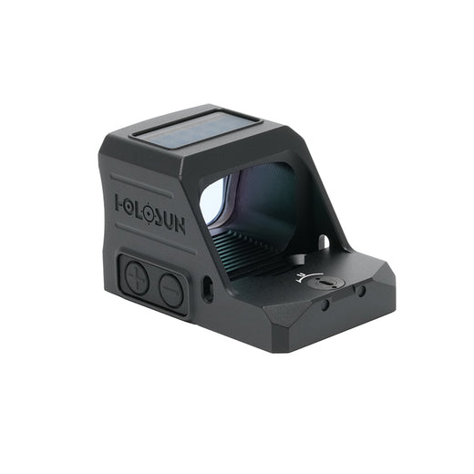 Holosun 407C X3, 2 MOA Gold Dot, RMR Footprint, Side Battery, Solar Failsafe - 407C-X3-GD