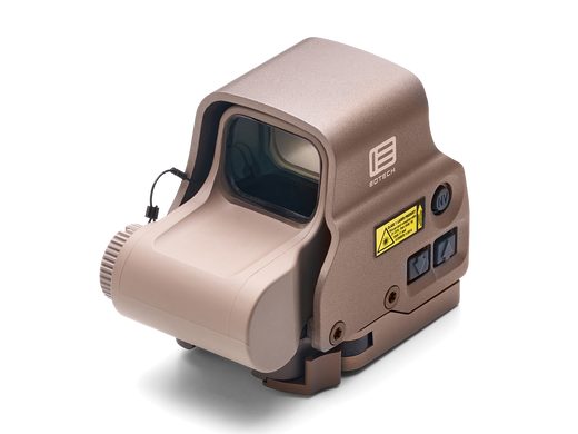 EOTech EXPS3-0 Tan/FDE Housing Holographic Red Dot Sight, 1 MOA Dot, 68 MOA Outer Ring, Quick Release Mount, NV Compatible - EXPS3-0TAN