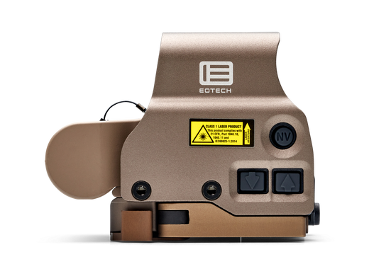EOTech EXPS3-0 Tan/FDE Housing Holographic Red Dot Sight, 1 MOA Dot, 68 MOA Outer Ring, Quick Release Mount, NV Compatible - EXPS3-0TAN