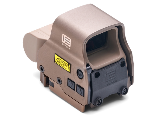 EOTech EXPS3-0 Tan/FDE Housing Holographic Red Dot Sight, 1 MOA Dot, 68 MOA Outer Ring, Quick Release Mount, NV Compatible - EXPS3-0TAN