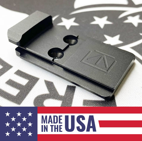 Glock MOS Full Size/Compact to Holosun 509T Adapter Plate - DOGTAG - Aluminum - Calculated Kinetics - (Does not fit 10MM)