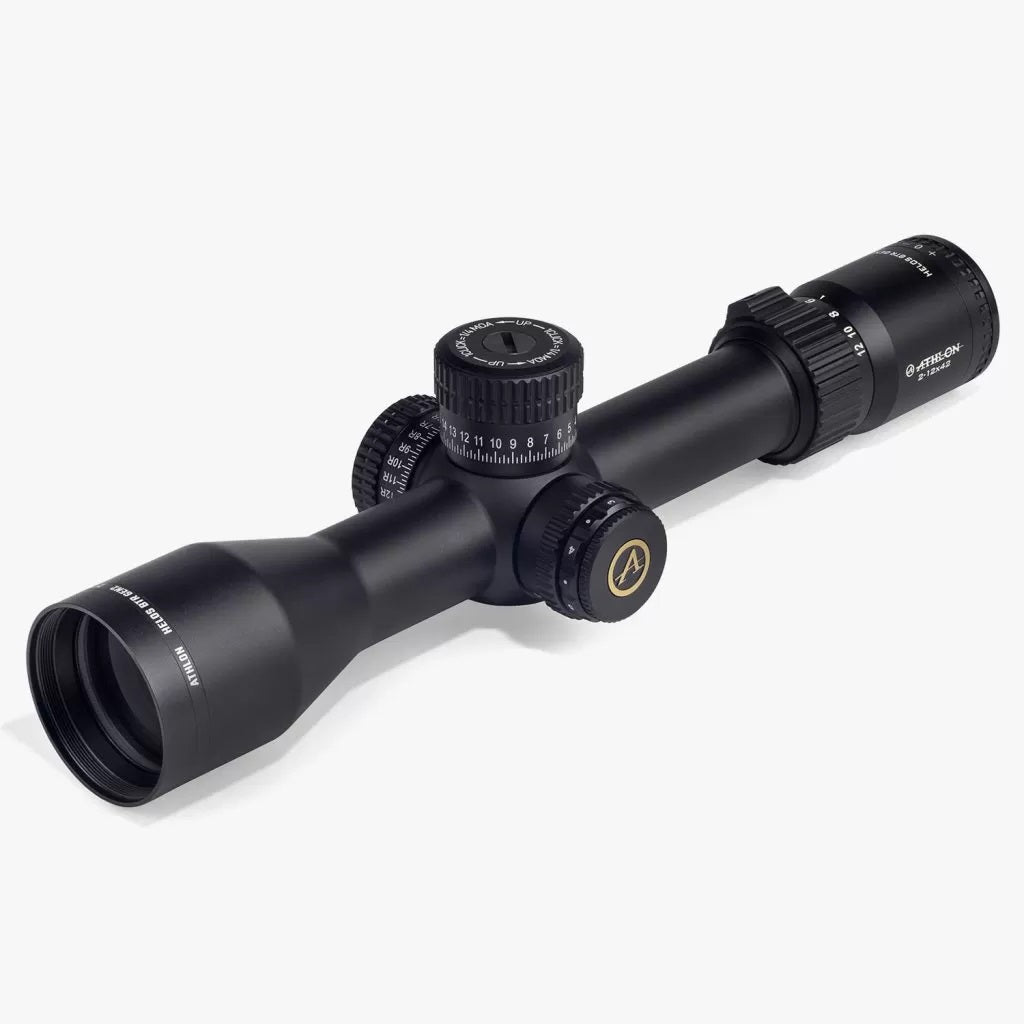 Athlon Helos BTR GEN2 2-12×42 AHMR2 FFP IR MOA, Illuminated Reticle, First Focal Plane