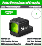 Vortex Venom Enclosed Red Dot, DPP Footprint, 3/6MOA Red/Green Dot