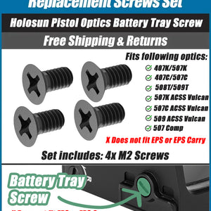 Holosun Battery Tray Screw (Non-EPS)