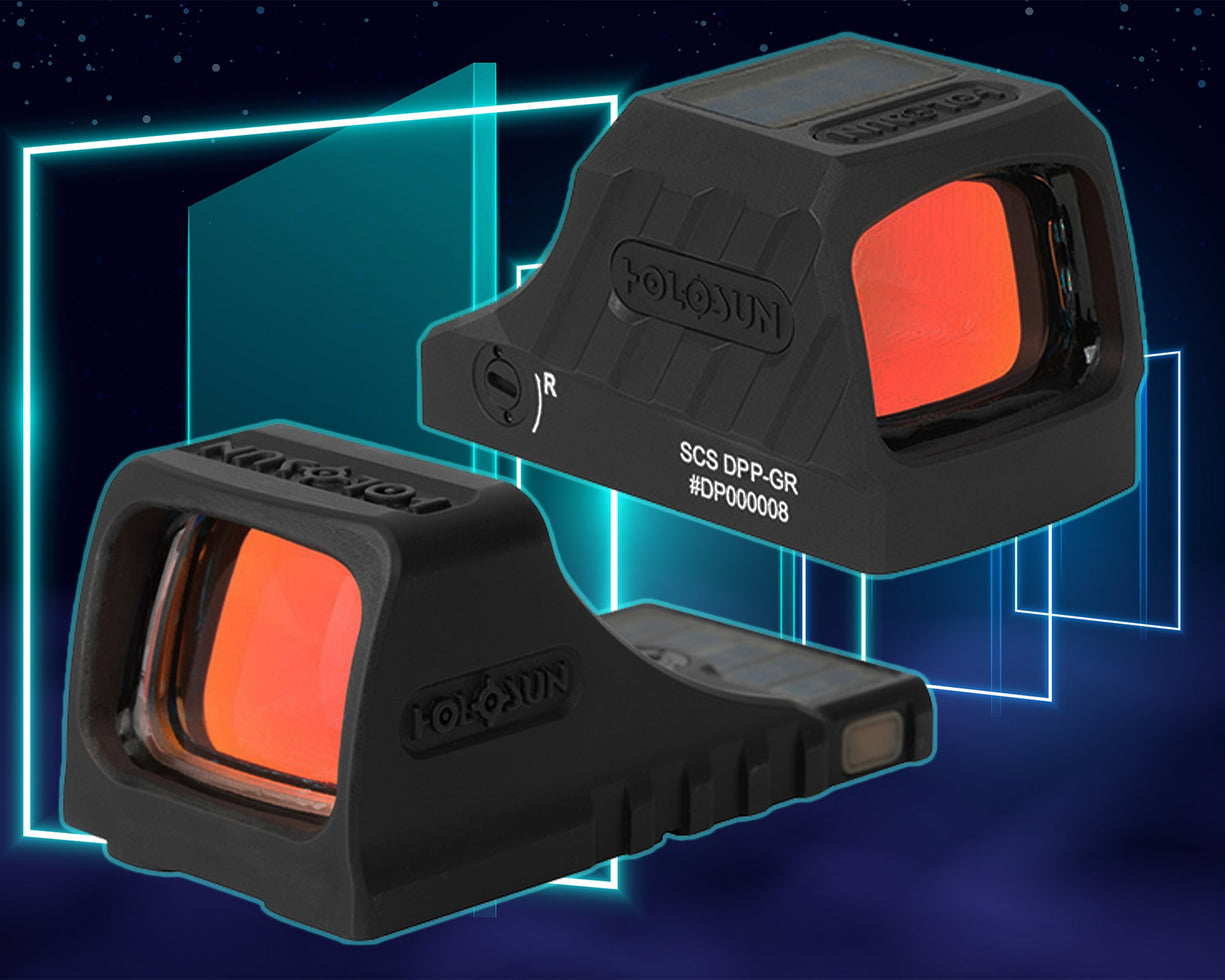 Holosun SCS Series Optics - Green Dot Sights - MRS Reticle - Solar Rec ...