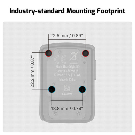 Olight Osight Green Dot - 3 MOA - Magnetic Charging Cover - RMR Footprint