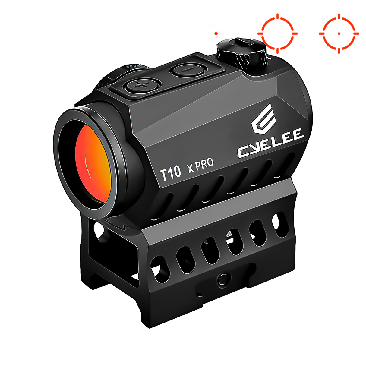 Cyelee T10 X PRO, Red 2 MOA Dot & 30 MOA Circle