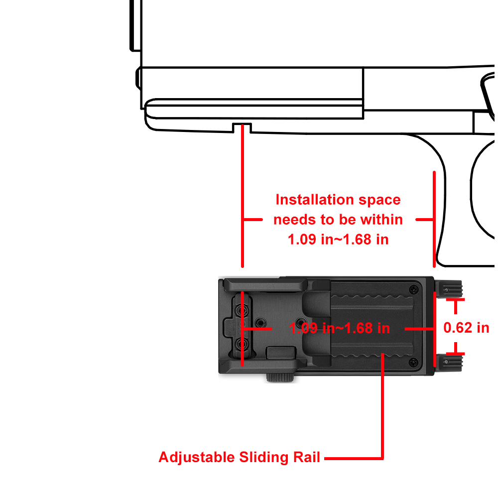 Olight PL-MINI 3 Valkyrie Rail Mounted Light