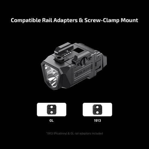Olight PL-X Dual Beam Flashlight, 1200 Lumens & 300m Throw