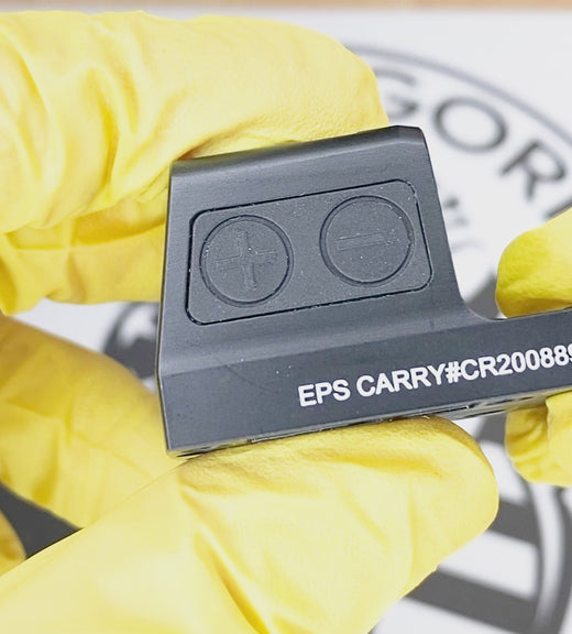 Holosun EPS Carry 2 MOA Red Dot, K Series Footprint (Modified RMSc), RMSc Adapter Plate Included, Side Battery - EPS-CARRY-RD-2