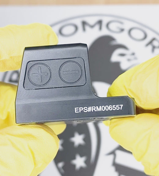 Holosun EPS Full Size MRS Gold Dot, 32 MOA Circle 2 MOA Red Dot, Solar Failsafe, Enclosed Emitter, MRS Reticle,  K Series Footprint (Modified RMSc), RMR Adapter Plate Included - EPS-GD-MRS