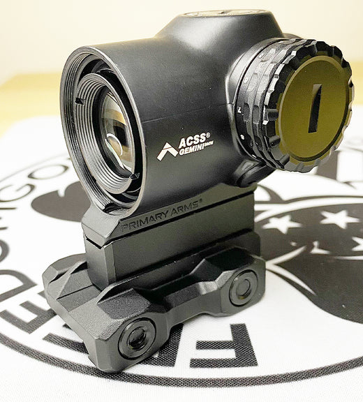 Primary Arms SLx 1X MicroPrism Scope - Green/Red Illuminated ACSS Gemini 9mm Reticle
