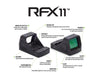Load image into Gallery viewer, Viridian RFX 11 3 MOA Green Dot Sight - RMSc Footprint - High Strength Polymer Housing