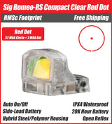 Sig Sauer ROMEO-RS Clear Compact (RMSc) Red Dot - Circle Dot - SOR02101