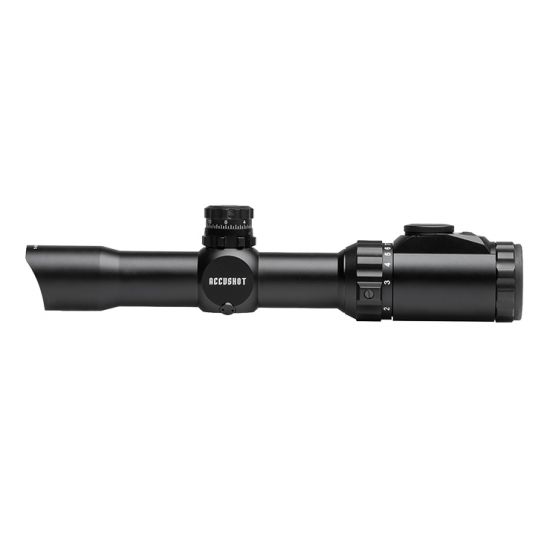 Leapers UTG 1-8X28 30mm MRC Scope, IE, BG4 Reticle, with Accu-Sync Cantilever Mount