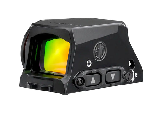 Sig Sauer Romeo X Pro Sig Loc Enclosed Green Dot, Sig Loc Pro Footprint, Enclosed Emitter, Black Housing, 3 MOA, 6 MOA, Circle Dot