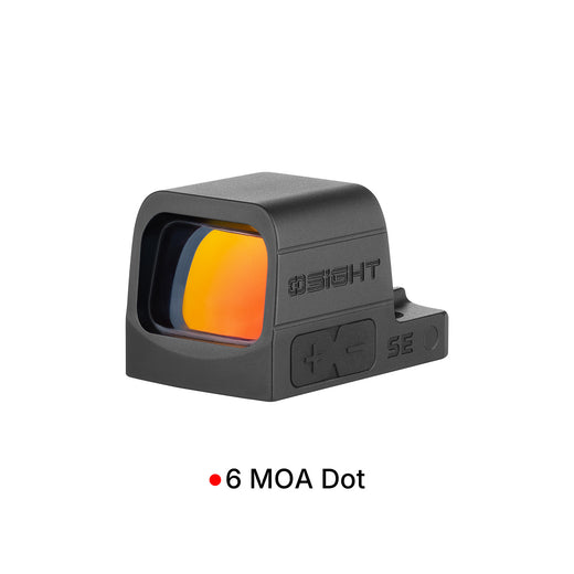 Osight SE Enclosed Red 6 MOA Dot, Side Battery, RMSc Footprint