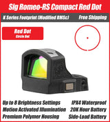 Sig Sauer ROMEO-RS Compact (RMSc) Red Dot - Circle Dot or 3/6MOA Dot