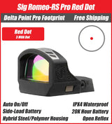 Sig Sauer ROMEO-RS Pro (DPP - DeltaPoint Pro) Red Dot - Circle Dot or 3/6MOA Dot