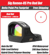 Sig Sauer ROMEO-RS Pro (DPP - DeltaPoint Pro) Red Dot - Circle Dot or 3/6MOA Dot