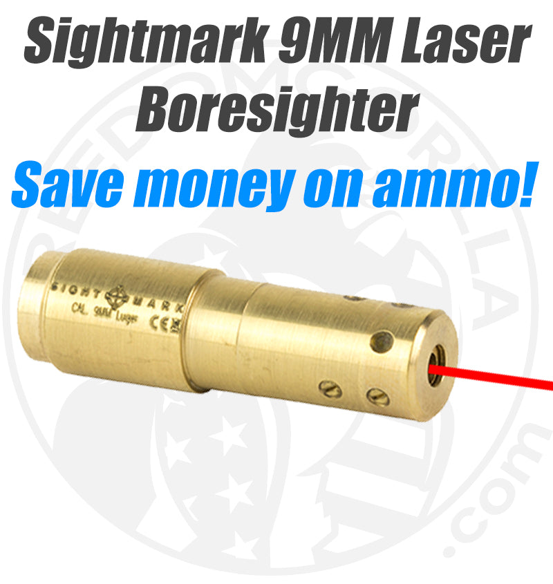 Sightmark 9MM Precision Laser Boresighter Includes 2X AG5 Batteries