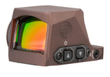 Sig Sauer Romeo X Compact FDE Enclosed Red Dot, Circle Dot, RMSc Footprint, Enclosed Emitter, FDE Housing