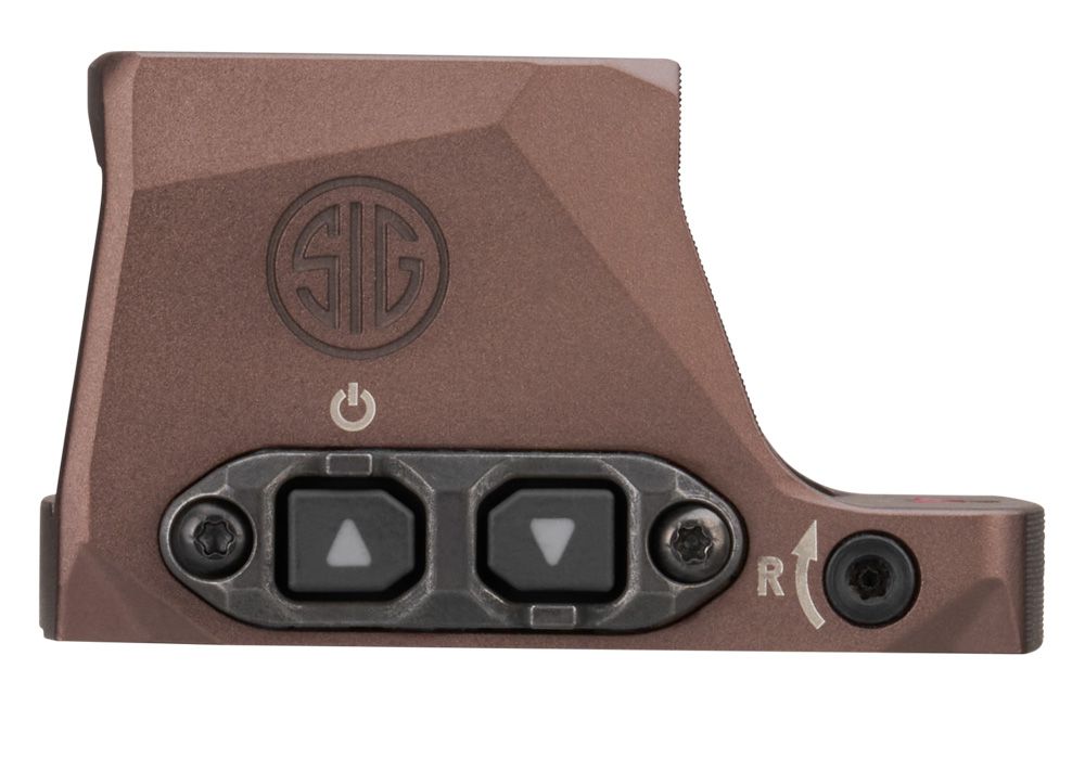 Sig Sauer Romeo X Compact FDE Enclosed Red Dot, Circle Dot, RMSc Footprint, Enclosed Emitter, FDE Housing