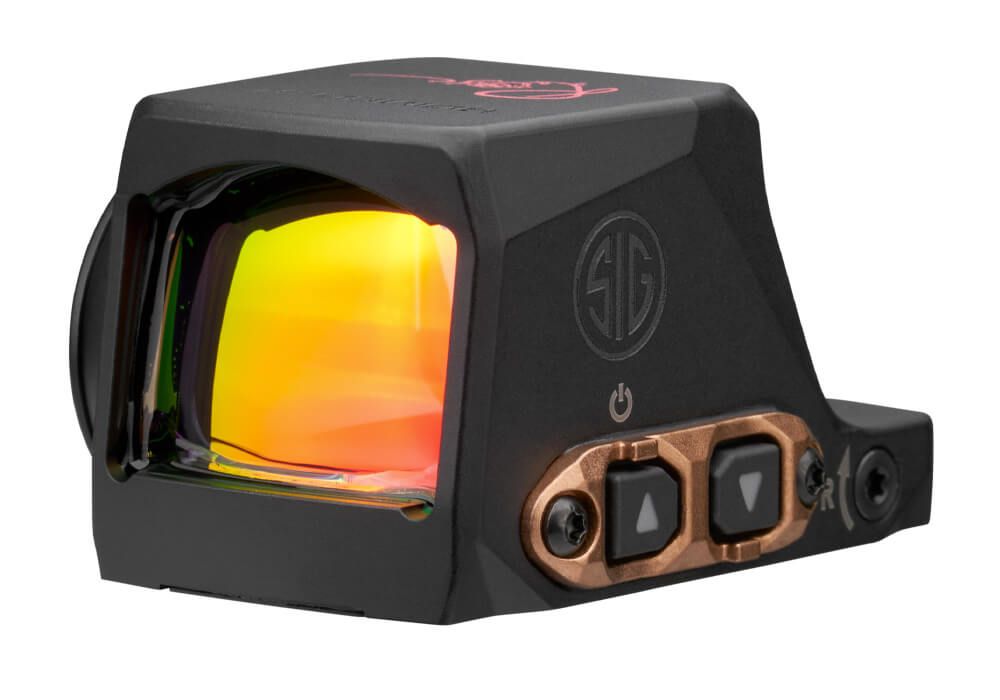 Sig Sauer Romeo X Compact Enclosed Green Dot, RMSc Footprint, Enclosed Emitter, Black/Rose Housing