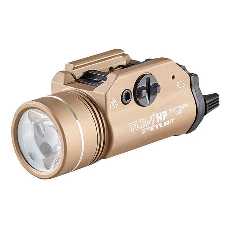 Streamlight TLR-1 HP High Candela Rail Mounted Light - 65,000 Candela, 1,000 Lumens, CR123A Battery