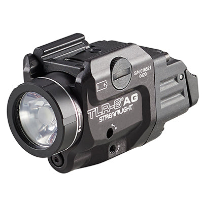 Streamlight, TLR-8A G Flex, Black Finish, 500 Lumens, 1.5 Hour Runtime, Green Laser, Comes with High and Low Switch and (1) CR123A Lithium Battery