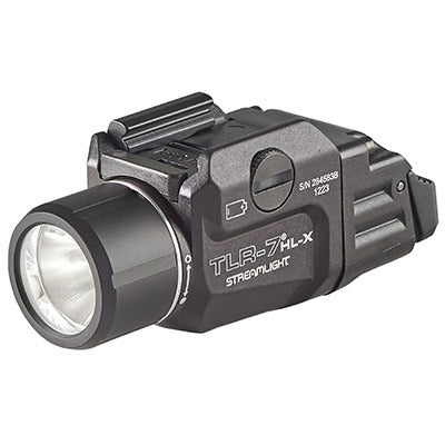 Streamlight TLR-7 HL-X, 1000 Lumens, USB Rechargeable Battery, Multi-Fuel, Rail-Mounted Flashlight