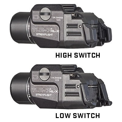 Streamlight TLR-7 HL-X, 1000 Lumens, USB Rechargeable Battery, Multi-Fuel, Rail-Mounted Flashlight