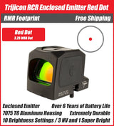 Trijicon RCR 3.25 MOA Red Dot Sight - RMR Footprint - Enclosed Emitter