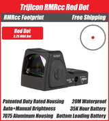 Trijicon RMRcc Micro Red Dot Sight Black - 7075 T6 Aluminum - Available in 3.25 and 6.5 MOA Versions