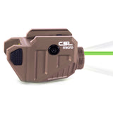 Viridian C5L Micro Light with Green Laser FDE, 550 Lumens, 26,000 Candela, Universal Fit - 930-0056 - photo 1