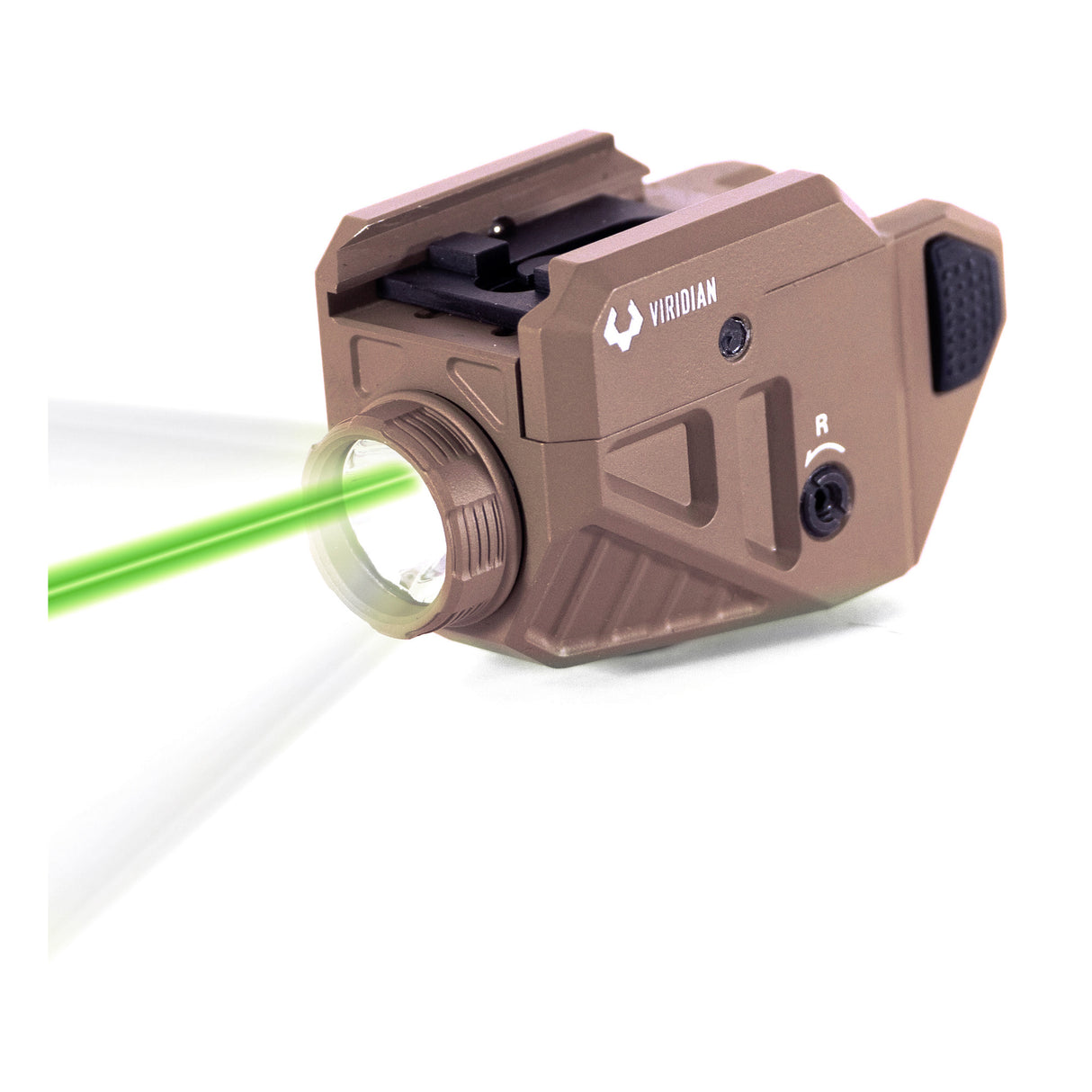 Viridian C5L Micro Light with Green Laser FDE, 550 Lumens, 26,000 Candela, Universal Fit - 930-0056 - photo 2