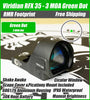 Viridian RFX35 3 MOA Green Dot Sight - RMR Footprint - 6061 T6 Aluminum Housing