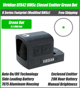 Viridian RFX42 RMSc Closed Emitter Green Dot – 3.5 MOA