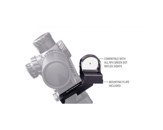 Viridian PINCH Adjustable 35 Degree Offset Picatinny Mount - RMR, RMSc, ACRO, DOCTER Mounts (Pick One)