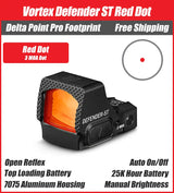 Vortex Defender ST Red Dot, DPP Footprint, 3MOA/6MOA Options, DFST-MRD3, DFST-MRD6