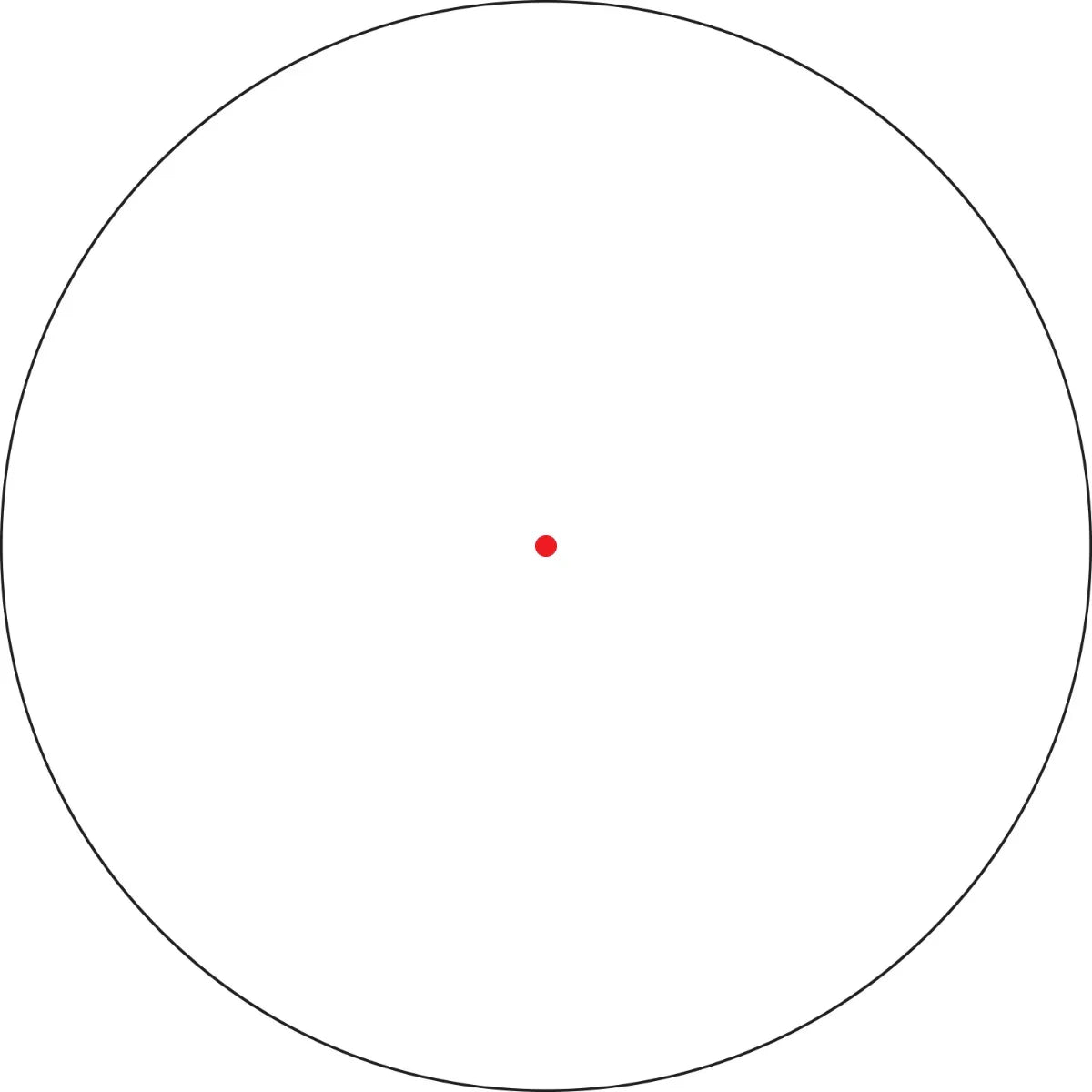 Vortex Crossfire Red Dot (Gen II), Tan, 2 MOA Dot, T1/T2 Footprint - CF-RD2-T - reticle