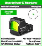 Vortex Defender ST 3 MOA Green Dot Sight, DPP Footprint, DFST-MGD3