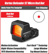 Vortex Defender ST Red Dot, DPP Footprint, 3MOA/6MOA Options, DFST-MRD3, DFST-MRD6