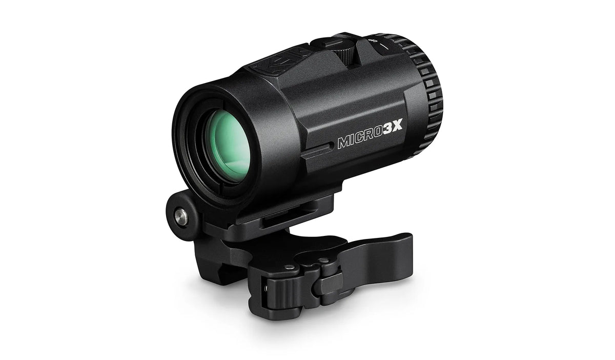 Vortex Micro 3x Magnifier with Quick-Release Flip Mount - 22mm, Absolute or Lower 1/3 Co-Witness - V3XM - photo 3