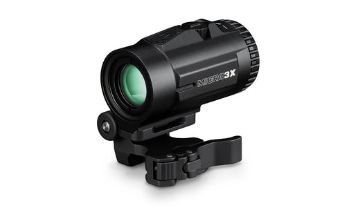 Vortex Micro 3x Magnifier with Quick-Release Flip Mount - 22mm, Absolute or Lower 1/3 Co-Witness - V3XM - photo 3