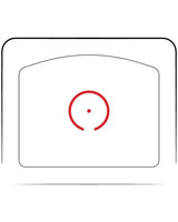 Vortex Defender CCW FDE Enclosed Solar Red Dot, RMSc Footprint, 32 MOA Circle + 3 MOA Dot Reticle - DFCCW-MRD3-E-T