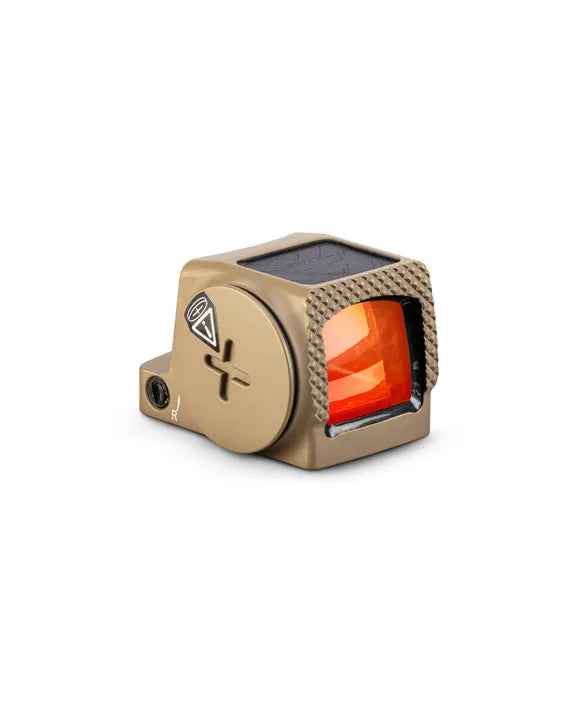 Vortex Defender CCW FDE Enclosed Solar Red Dot, RMSc Footprint, 32 MOA Circle + 3 MOA Dot Reticle - DFCCW-MRD3-E-T